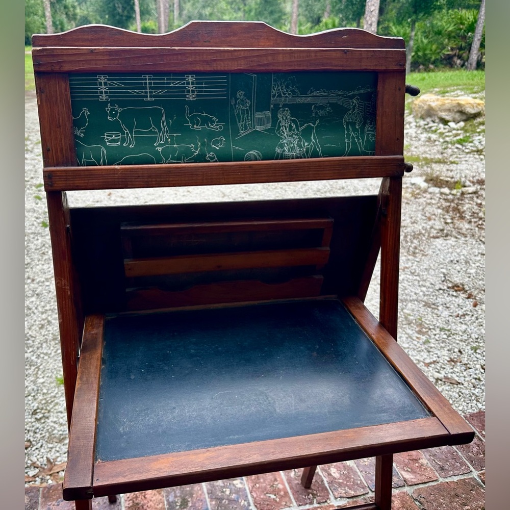 1913 Antique Children’s Folding Desk